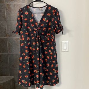 ASOS Design Maternity Tie Sleeve Dress